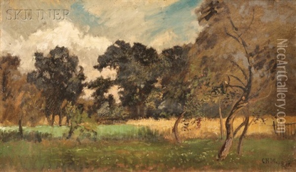 Field In Early Autumn Oil Painting - Charles Henry Miller