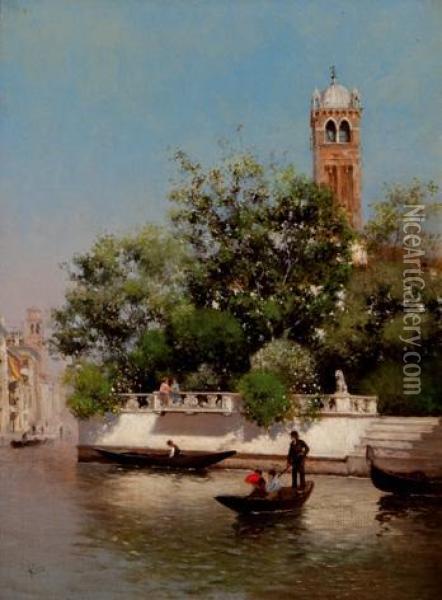 Venecia Oil Painting - Martin Rico y Ortega