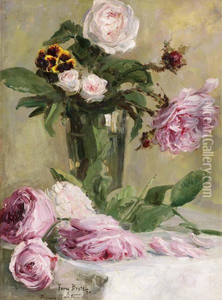 Rosa Rosor Oil Painting - Fanny Brate