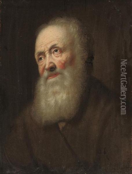 Head Of An Old Man Oil Painting - Jan Lievens