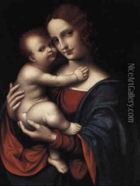 The Madonna And Child Oil Painting -  Giampietrino