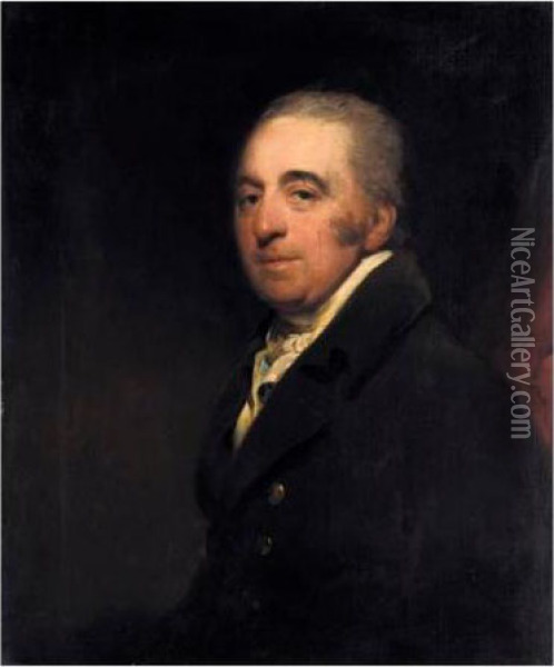 Portrait Of John, 1st Baron Crewe (1742-1829) Oil Painting - Sir Thomas Lawrence