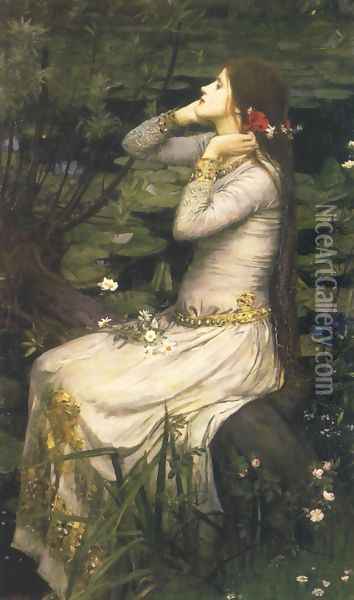 Ophelia 1894 Oil Painting - John William Waterhouse