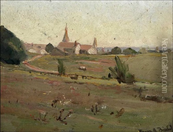 Old Church - Carmel Oil Painting - Franz Arthur Bischoff