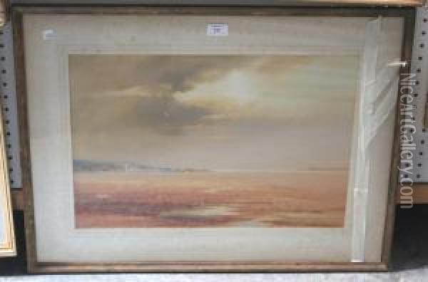 Coastal View Oil Painting - John Shapland