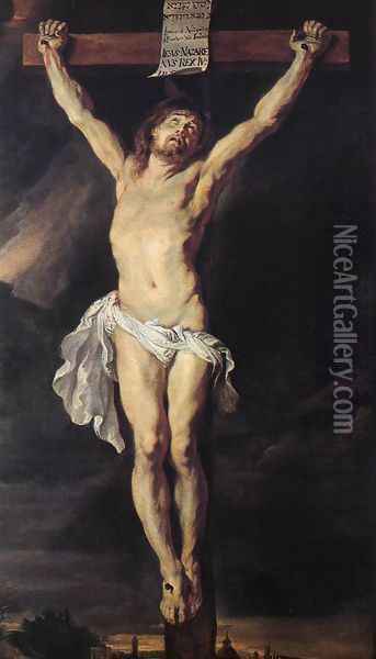 The Crucified Christ 1610-11 Oil Painting - Peter Paul Rubens