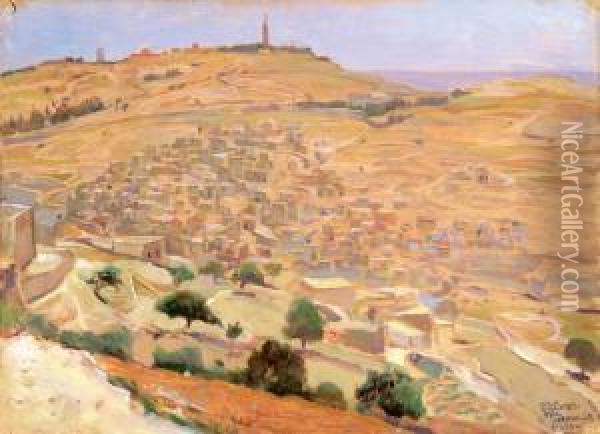Jerusalem Oil Painting - Wilhelm Wachtel