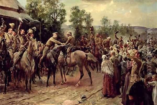 The Relief of Ladysmith Oil Painting - John Henry Frederick Bacon