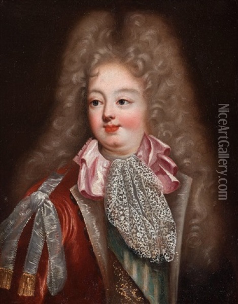 Louis Of France - Grand Dauphin (1661-1711) Oil Painting - Pierre Gaubert