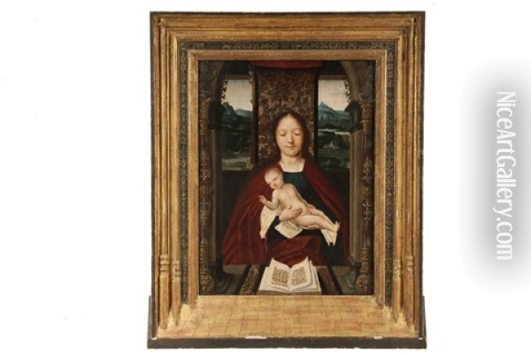 Madonna And Child Oil Painting -  Master of the Parrot