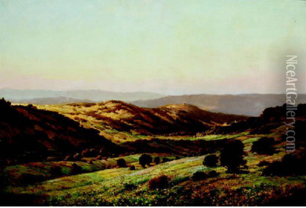 Landscape Oil Painting - Henry Bremond