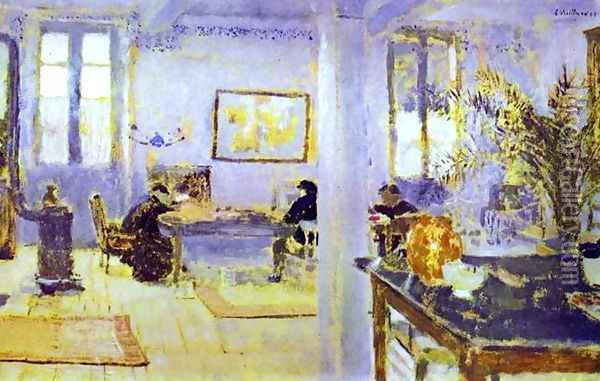 The Room 1893 Oil Painting - Jean-Edouard Vuillard