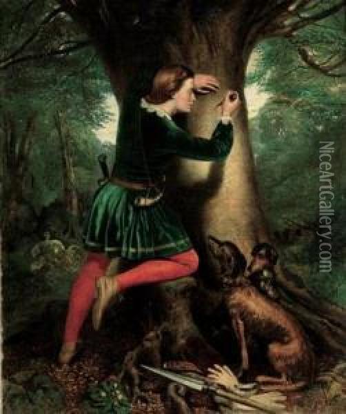 Rosader In The Forest Of Arden Oil Painting - Henry Garland