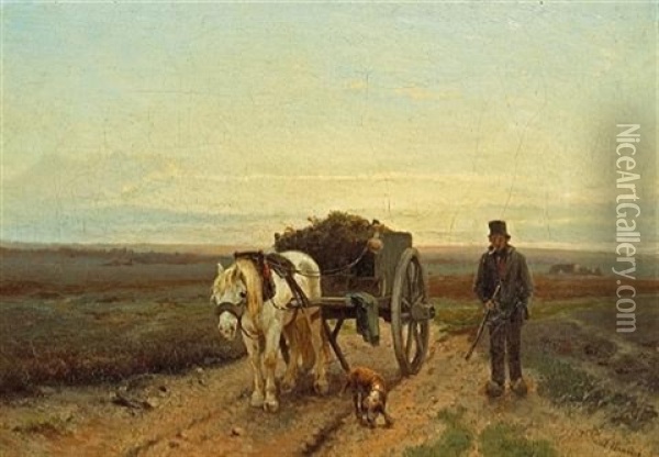 Going Home Oil Painting - Anton Mauve