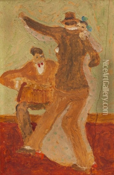 Tango Oil Painting - Pedro Figari