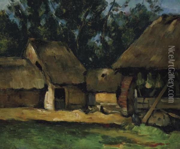 Le Moulin A L'huile Oil Painting - Paul Cezanne
