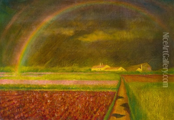 Regenbogen Oil Painting - Ludwig Ferdinand Graf