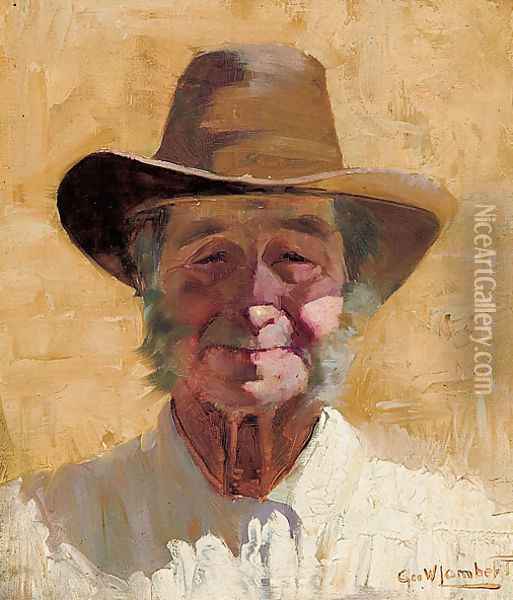 Old Joe Oil Painting - George Lambert