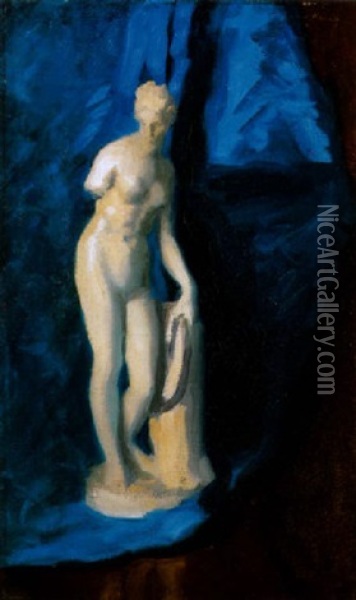 Venusz-csendelet, 1903 (venus Still-life) Oil Painting - Karoly Ferenczy