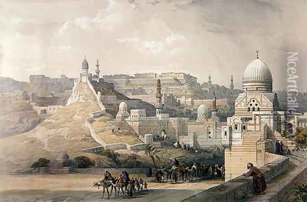 The Citadel of Cairo, from Egypt and Nubia, Vol.3 Oil Painting - David Roberts