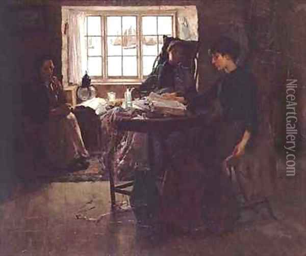 The Fisherman's Home Oil Painting - Frank Bramley
