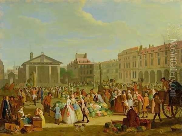 Covent Garden Oil Painting - Pieter Angillis