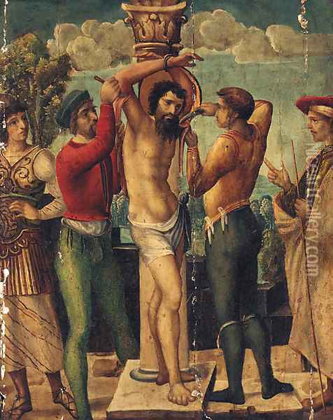 The martyrdom of Saint Bartholomew Oil Painting - Valencian School