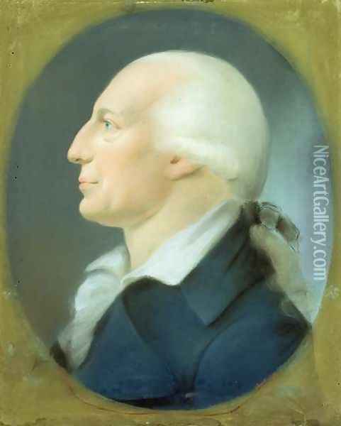 Portrait of Reinhold Forster, c.1780-04 Oil Painting - Friedrich Tischbein