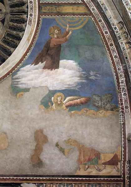 Ascension of Christ c. 1300 Oil Painting - Giotto Di Bondone