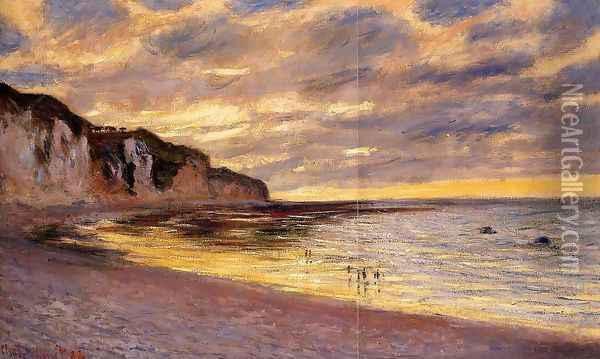 L'Ally Point, Low Tide Oil Painting - Claude Oscar Monet
