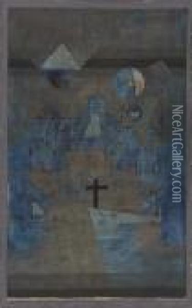 Dunenfriedhof Oil Painting - Paul Klee