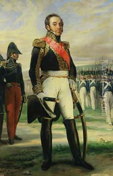 Louis-Gabriel Suchet 1770-1826 Duke of Albufera Oil Painting - Frederic Legrip