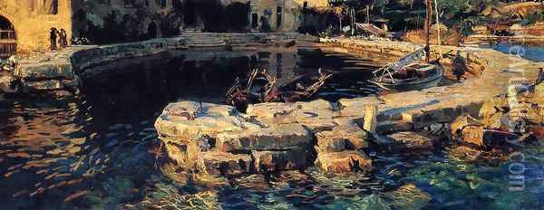 San Vigilio, Lake Garda Oil Painting - John Singer Sargent
