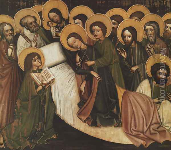 Dormition of the Virgin Mary Oil Painting - Unknown Painter