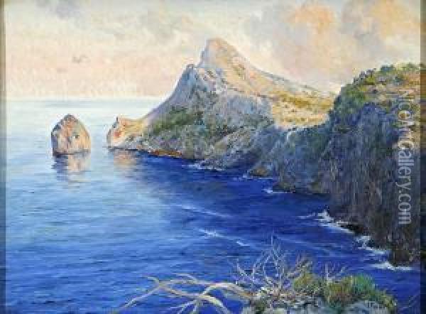 Cabo Formentor Oil Painting - Joan Fuster Bonnin