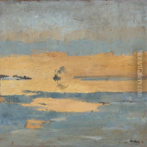 Marine Oil Painting - Niels Hansen