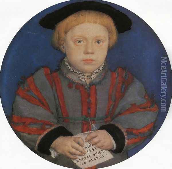 Portraito of Henry Brandon Oil Painting - Hans Holbein the Younger