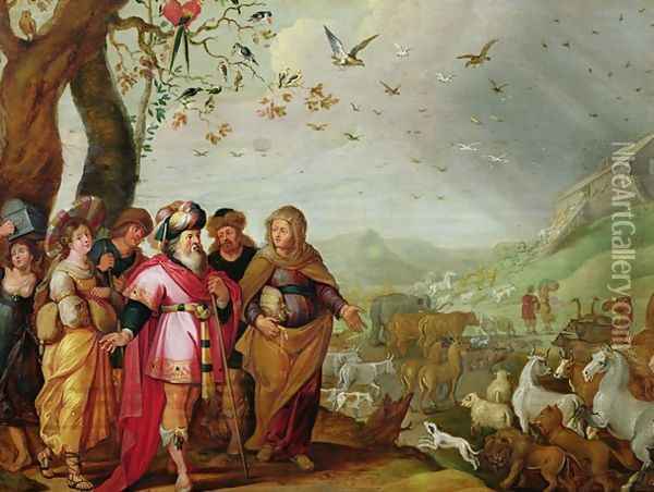 Noahs Ark Oil Painting - Hans III Jordaens