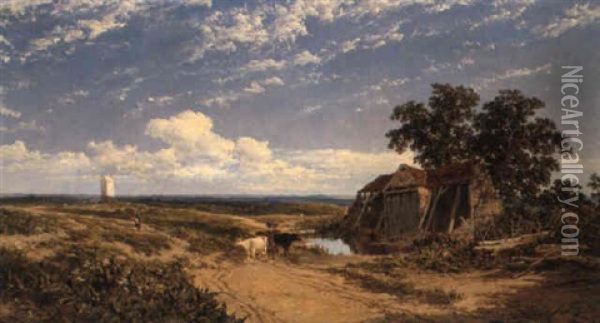 Near Missenden Oil Painting - Edmund John Niemann