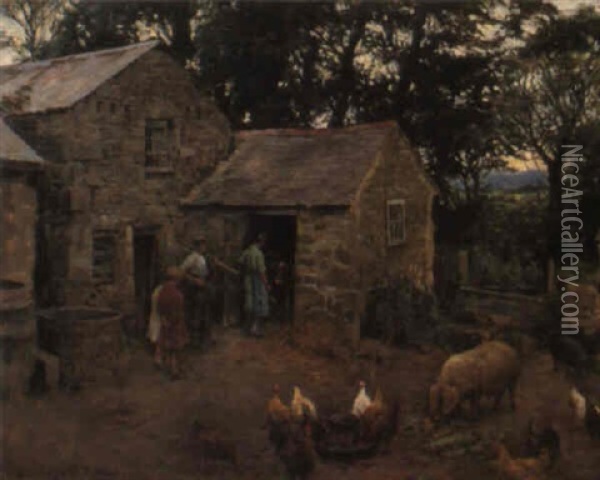 Livestock Oil Painting - Stanhope Forbes
