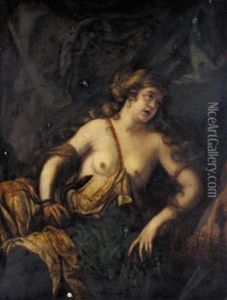 Cleopatra Oil Painting - Benedetto Gennari the Younger