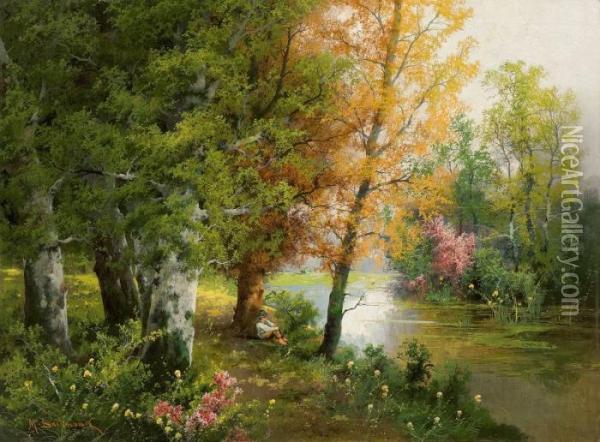 Landscape Oil Painting - Minna Bachmann