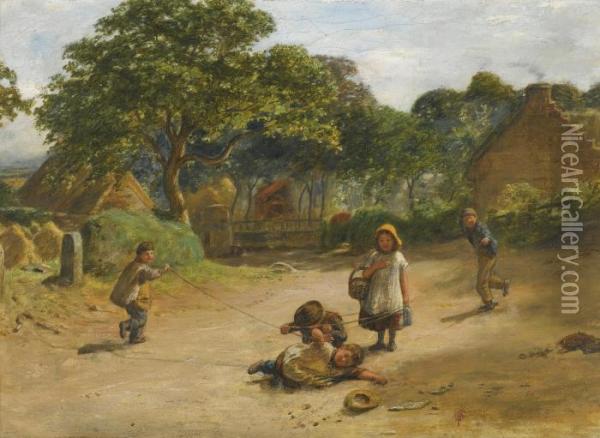 The Press Gang Oil Painting - William McTaggart