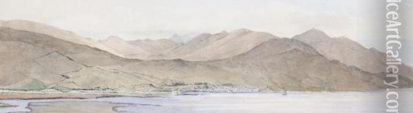 Fort William From Corpach Oil Painting - Charles William Day