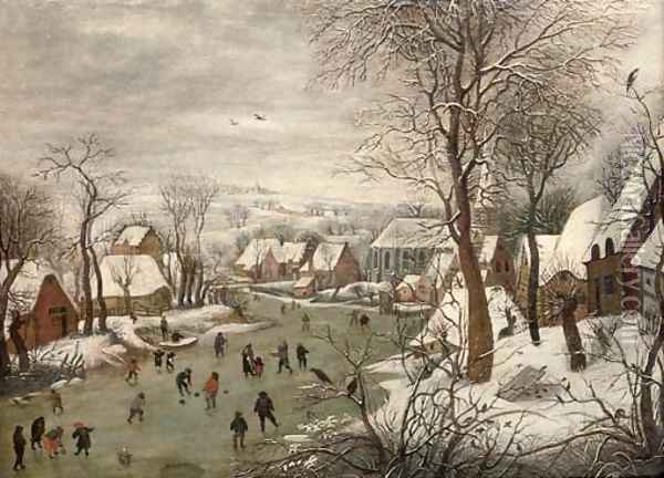 Untitled 2 Oil Painting - Pieter The Younger Brueghel