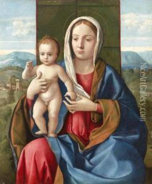 Santacroce, G. Oil Painting - Girolamo da Santacroce