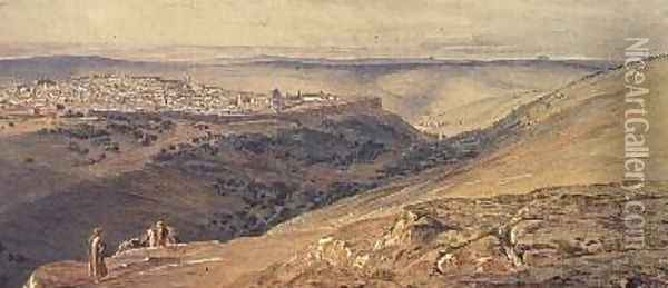 Jerusalem 2 Oil Painting - Edward Lear