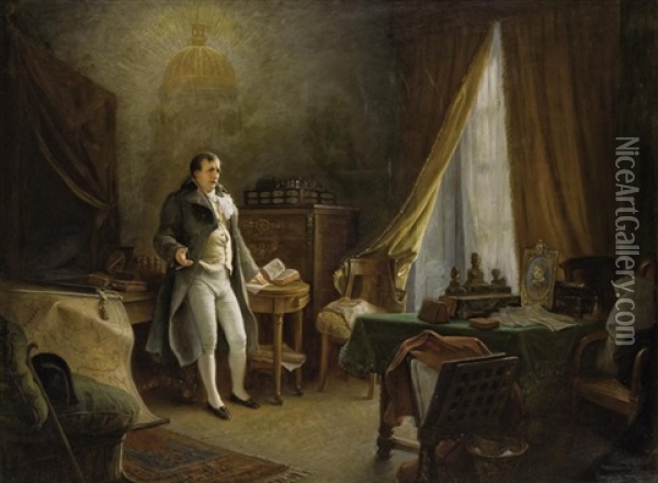L'imperiale Destinee Oil Painting - Jean Jules Antoine Lecomte Du Nouey