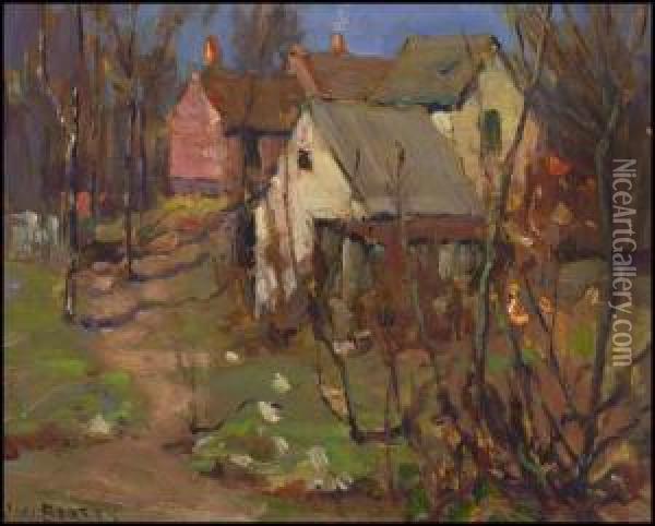 Near The City Oil Painting - John William Beatty