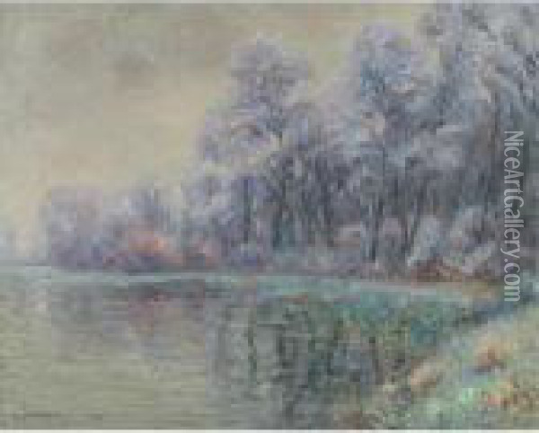 Le Givre Oil Painting - Gustave Loiseau
